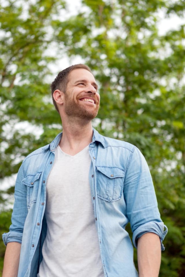 optimistic man